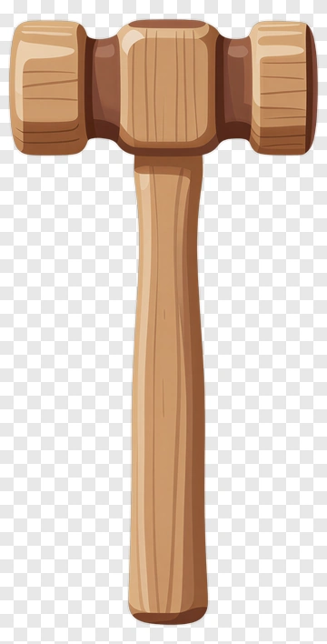 Wooden Mallet PNG