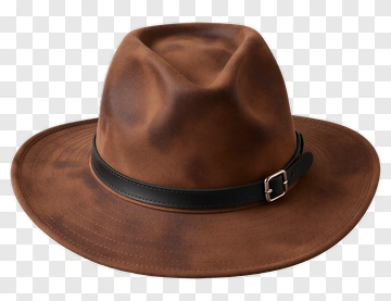 Brown Fedora Hat PNG