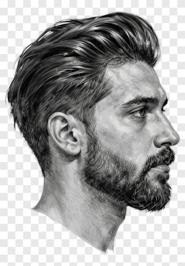 Side Profile Portrait Of A Man PNG