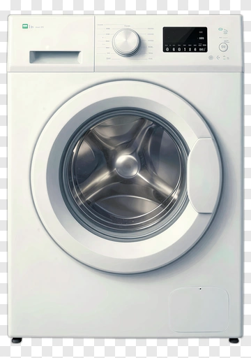 Washing Machine With Transparent Door PNG