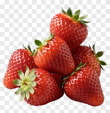 Fresh Strawberries Piled Together PNG