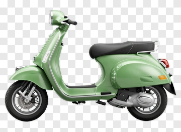 Green Scooter PNG