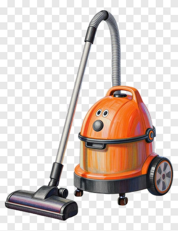 Cartoon Vacuum Cleaner PNG