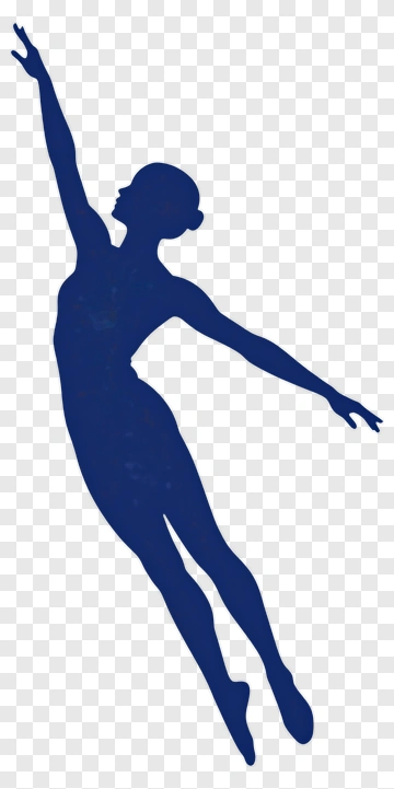 Silhouette Of A Dancing Ballerina PNG