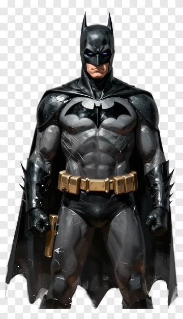 Batman In Dark Costume PNG