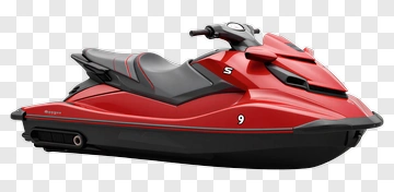 Red Jet Ski PNG