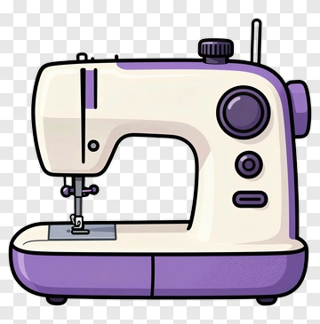 Cartoon Sewing Machine PNG