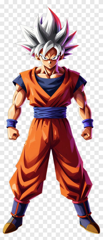 Super Saiyan Goku In Orange Gi PNG