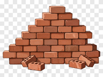 Stack Of Bricks PNG