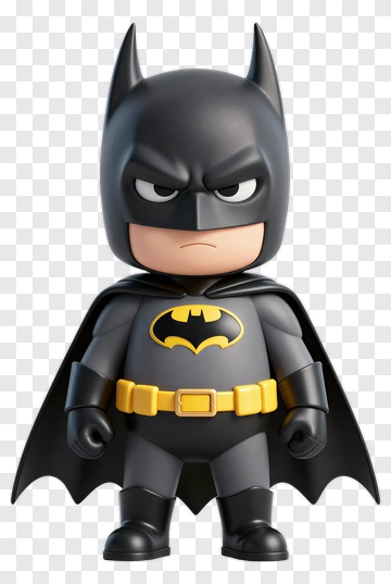 Cartoon Batman Character PNG