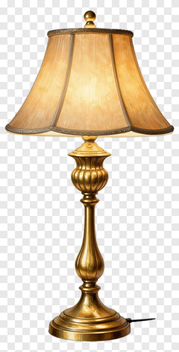 Classic Table Lamp With Shade PNG