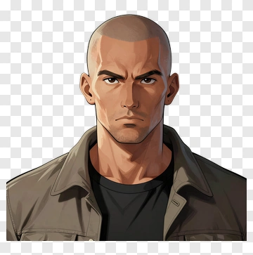 Serious Man In Jacket PNG