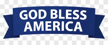 God Bless America Banner PNG