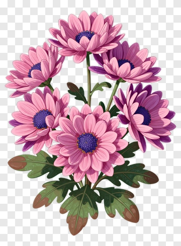 Colorful Flower Bouquet PNG
