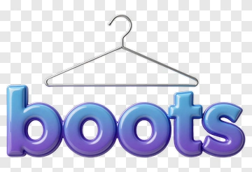 Colorful Boots Text With Hanger PNG