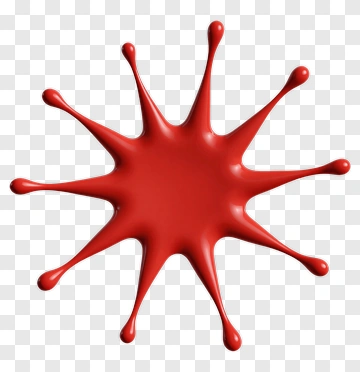 Red Paint Splash PNG