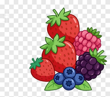 Colorful Berry Mix PNG