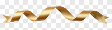 Gold Ribbon Decoration PNG