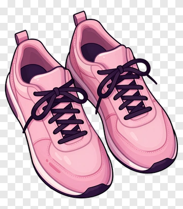 Pink Sneakers PNG