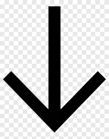 Black Downward Arrow PNG