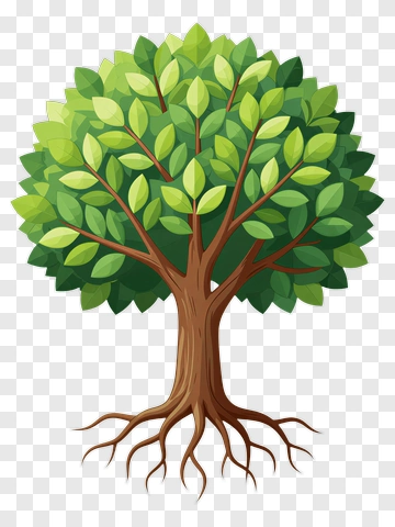 Green Tree With Lush Foliage PNG
