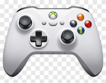 White Game Controller PNG