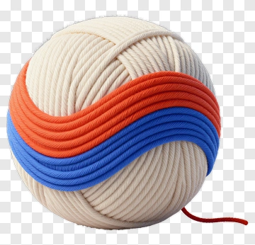 Colorful Yarn Ball PNG