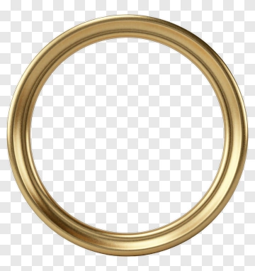 Gold Picture Frame PNG