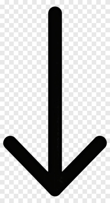 Black Downward Arrow PNG