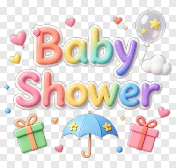 Baby Shower Celebration PNG
