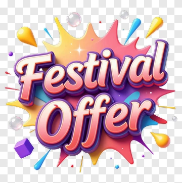 Festival Offer Promotion Graphic PNG