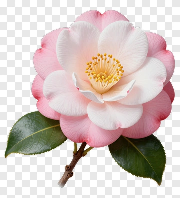 Pink Camellia Flower PNG