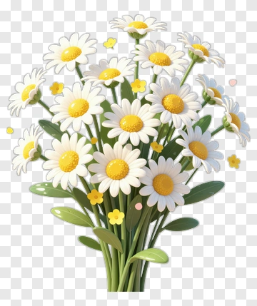 Colorful Flower Bouquet PNG
