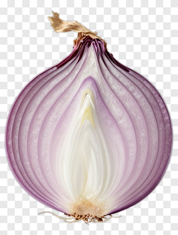 Cross-Section Of A Red Onion PNG