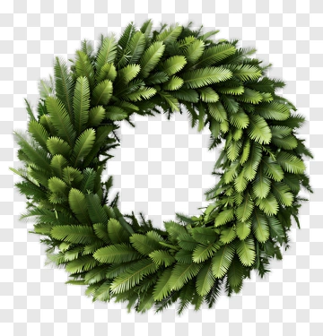 Green Pine Wreath PNG