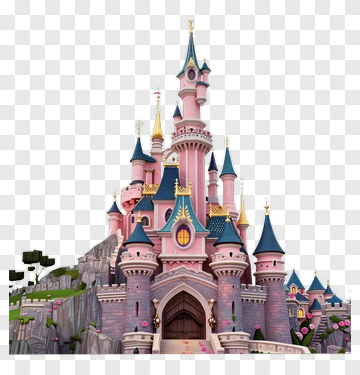 3D Fantasy Castle PNG