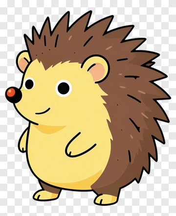 Cartoon Hedgehog PNG