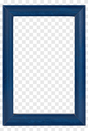 Blue Picture Frame PNG