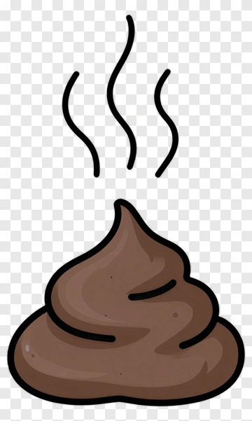 Cartoon Pile Of Poop PNG