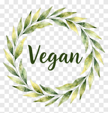 Vegan Leaf Wreath PNG