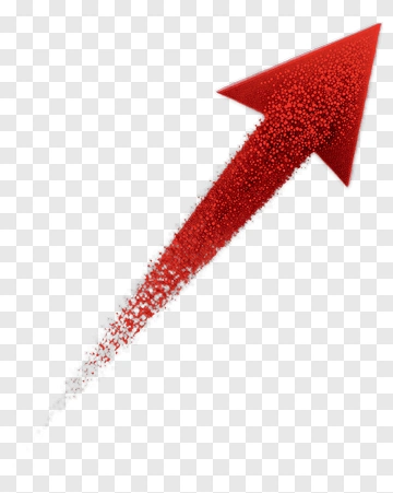 Red Arrow With Sparkles PNG