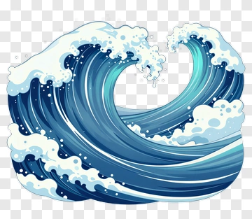 Cartoon Ocean Wave PNG