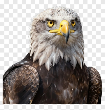 Realistic Eagle Portrait PNG