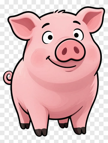 Cartoon Pig PNG