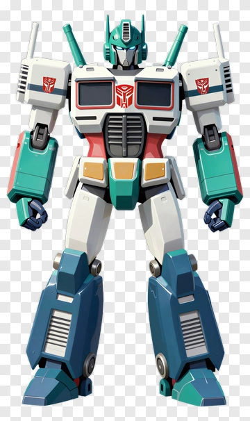Transforming Robot Character PNG