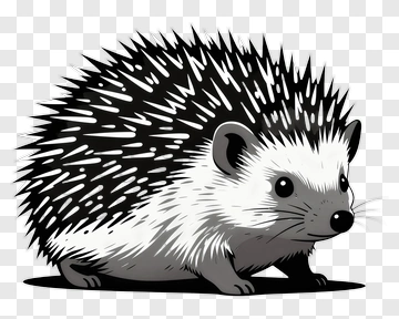 Cartoon Hedgehog PNG