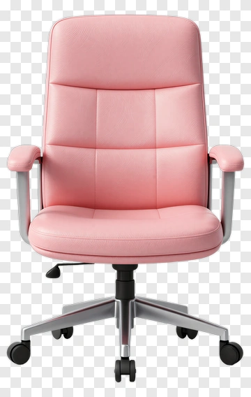 Pink Office Chair PNG