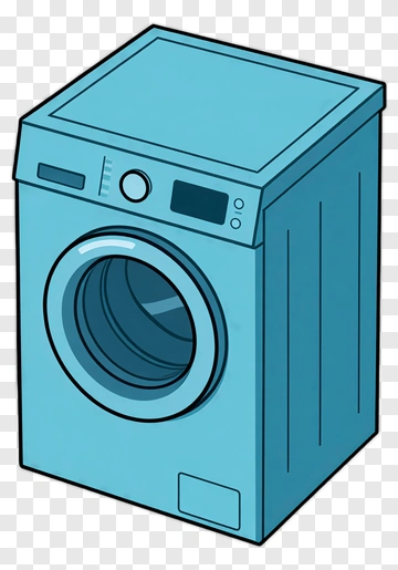 Cartoon Washing Machine PNG