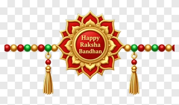 Happy Raksha Bandhan Decoration PNG