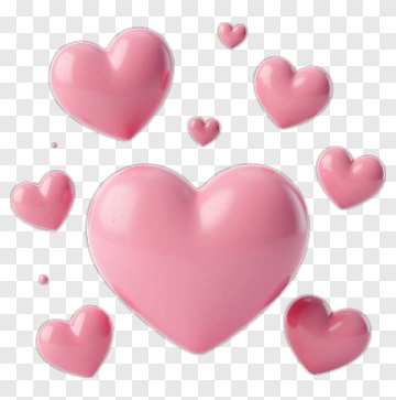 Pink Hearts PNG